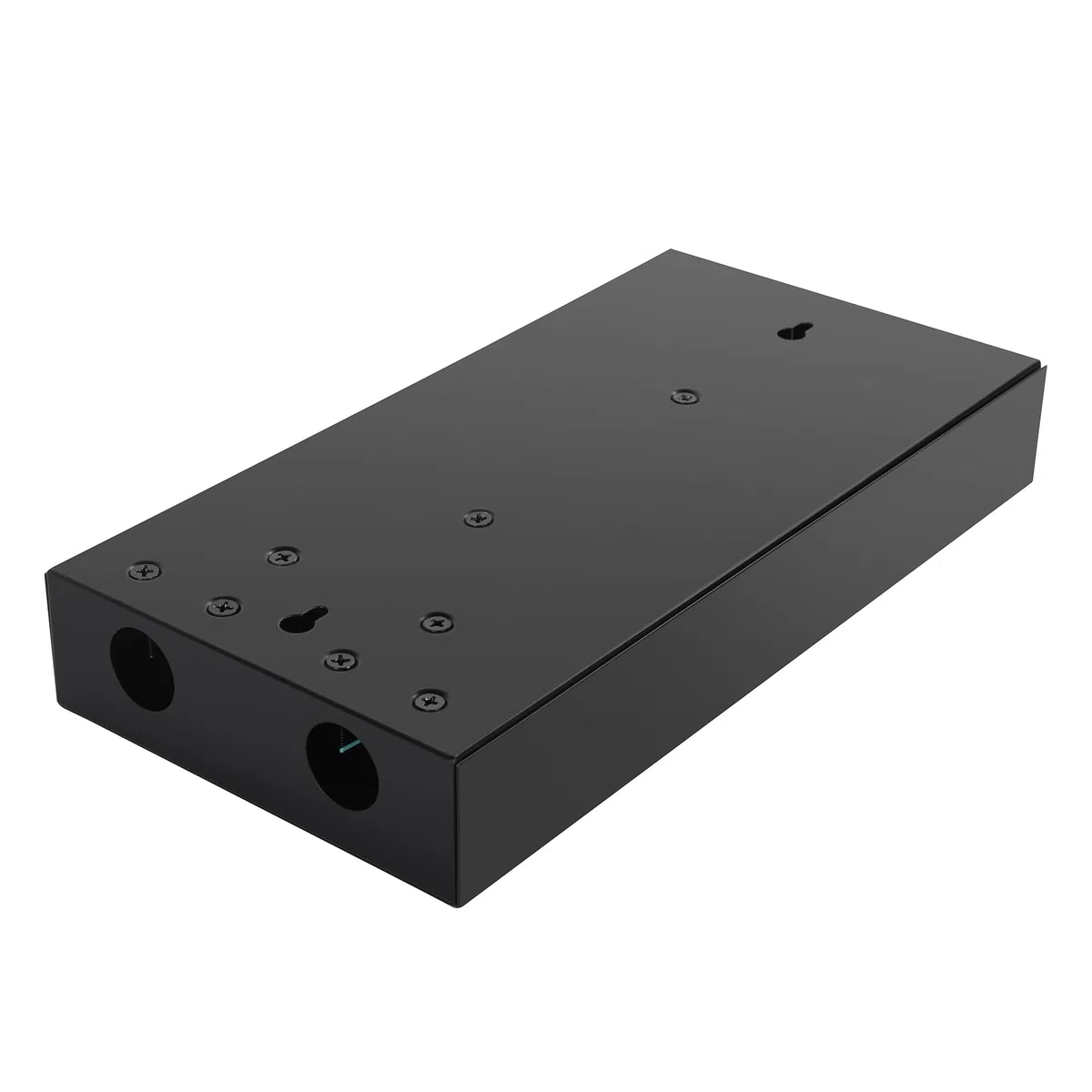Terminazione in fibra ottica LC Duplex Box Cables 6 Port Wall Mount Fiber Enclosure with Spool (Includes a 1Meter 12 Strand LC Pigtail and 6 Port Panel (LC OM3)