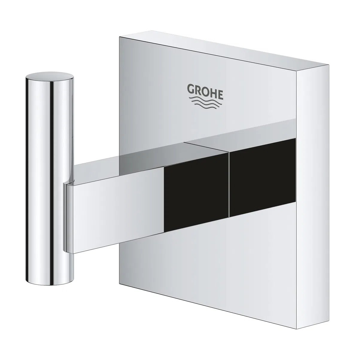 GROHE QUICKFIX Start Cube, Gancio, Installazione a vite o con colla, Cromo, 40961000