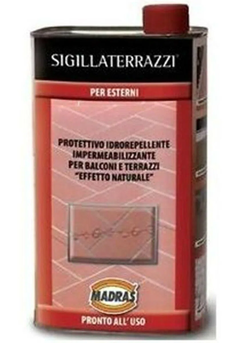 SIGILLATERRAZZI PROTETTIVO IDROREPELLENTE IMPERMEABILE PER BALCONI, TERRAZZI E PAVIMENTI