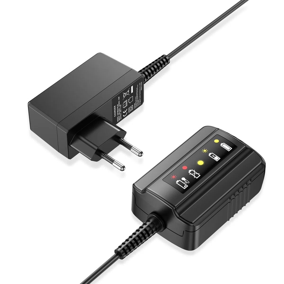 Caricabatterie WA3760 compatibile con Batterie al Litio Worx 18V 20V Max, Caricatore Sostitutivo per Tutte le Batterie e gli utensili Worx a 4 pin
