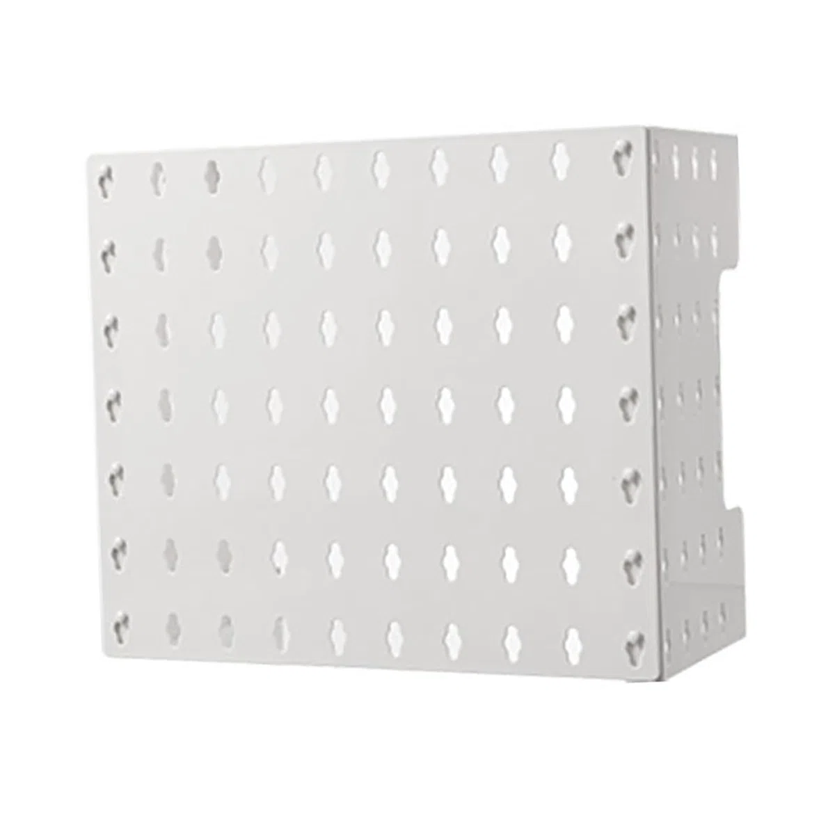 Copertura per Tubo Scaldabagno a Gas, Pannello Forato da Parete Senza Foratura in ABS, Rack di Stoccaggio per Nascondere Tubi (Facile da Installare)