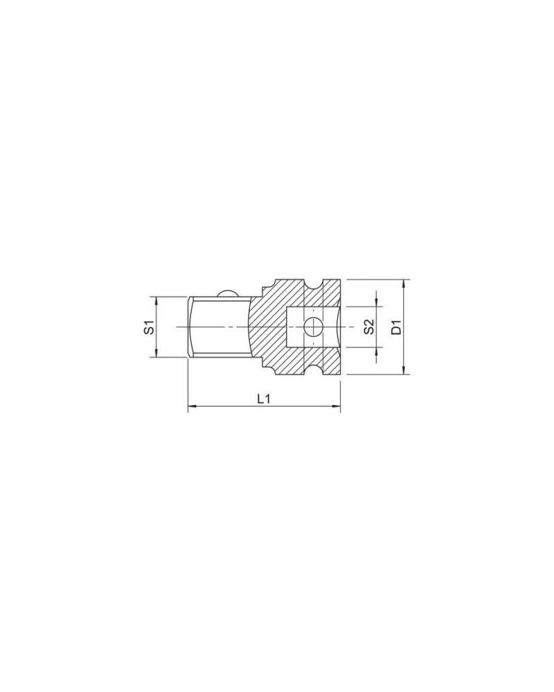 Adattatore Bussola Raccordo Di Riduzione Rinforzato 3/4 1/2 071414 191 Wurth