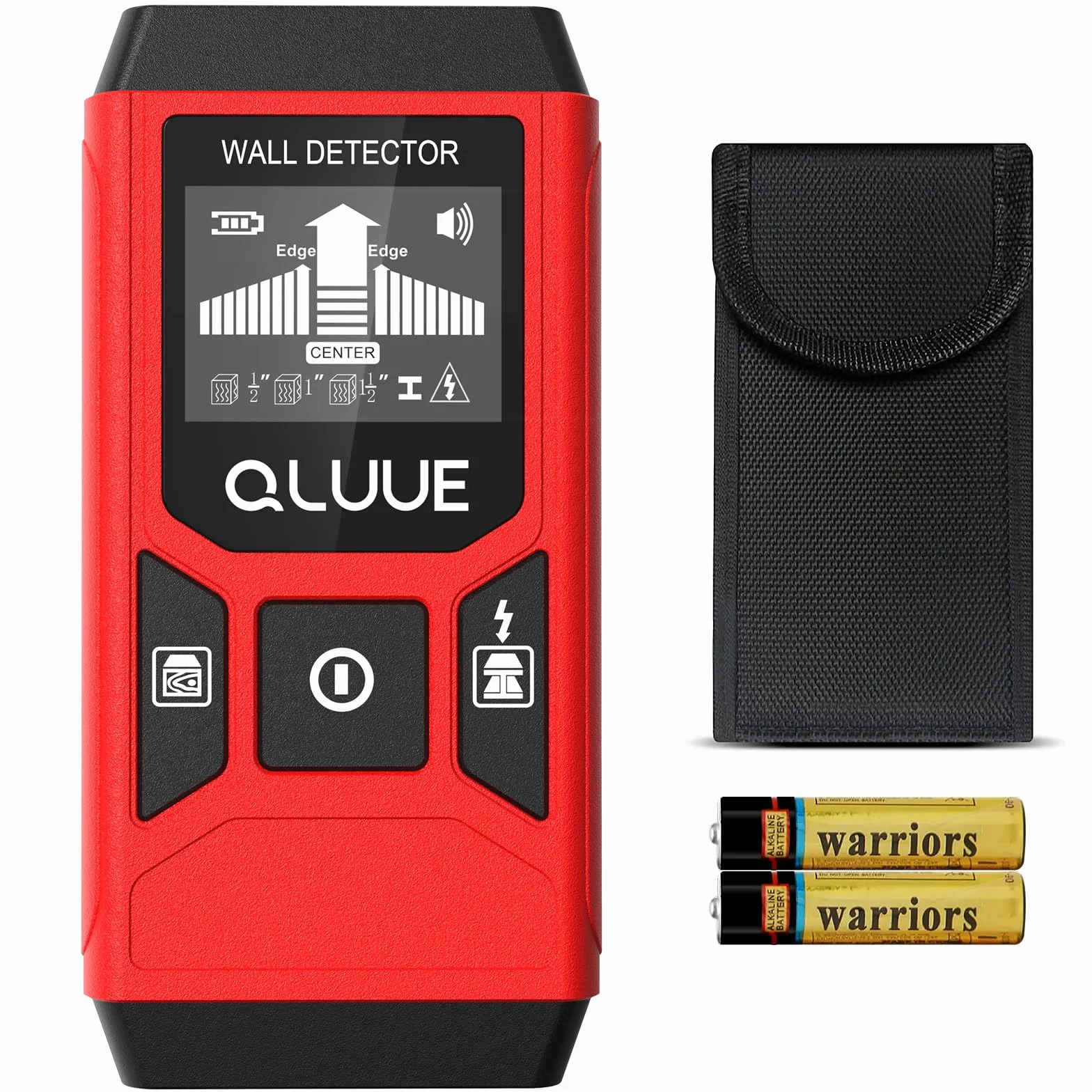 Rilevatore di Bulloni Multifunzione 5 in 1 con Display LCD e Allarme Acustico per Trovare Linee Elettriche, Travi in Legno, Tubi Metallici, Ecc