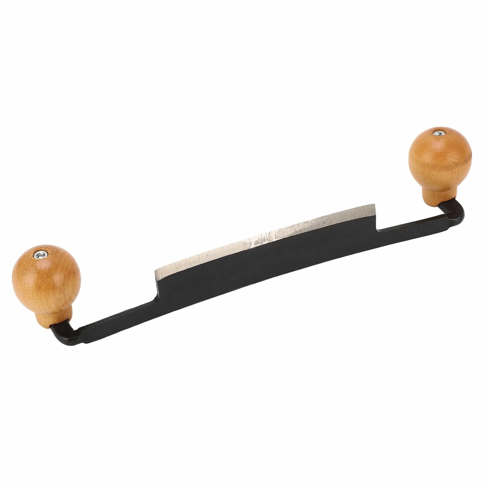 Coltello Barba Dritto, Doppio Manico in Legno Antiscivolo Coltello Barba con Lama in Acciaio Al Tungsteno per la Lavorazione del Legno, Ideale, Lame di Coltello