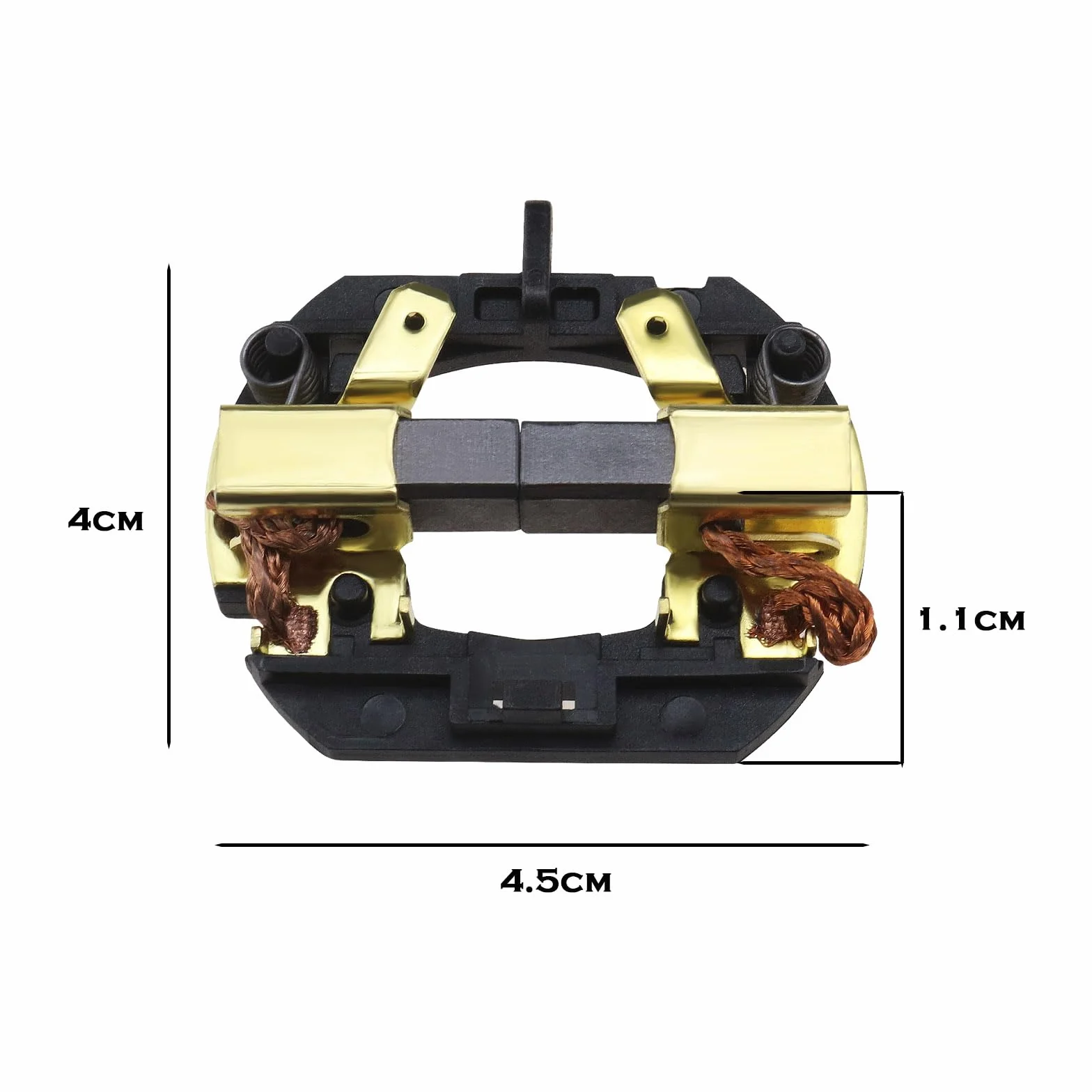 Portaspazzole di carbone N012060 compatibile con DeWalt DC330 DCS331 DCD925 DCD930 DCD940 DCD980 DCD985 Sostituzione della spazzola di carbone motore 4,5 x 4 x 1,1 cm
