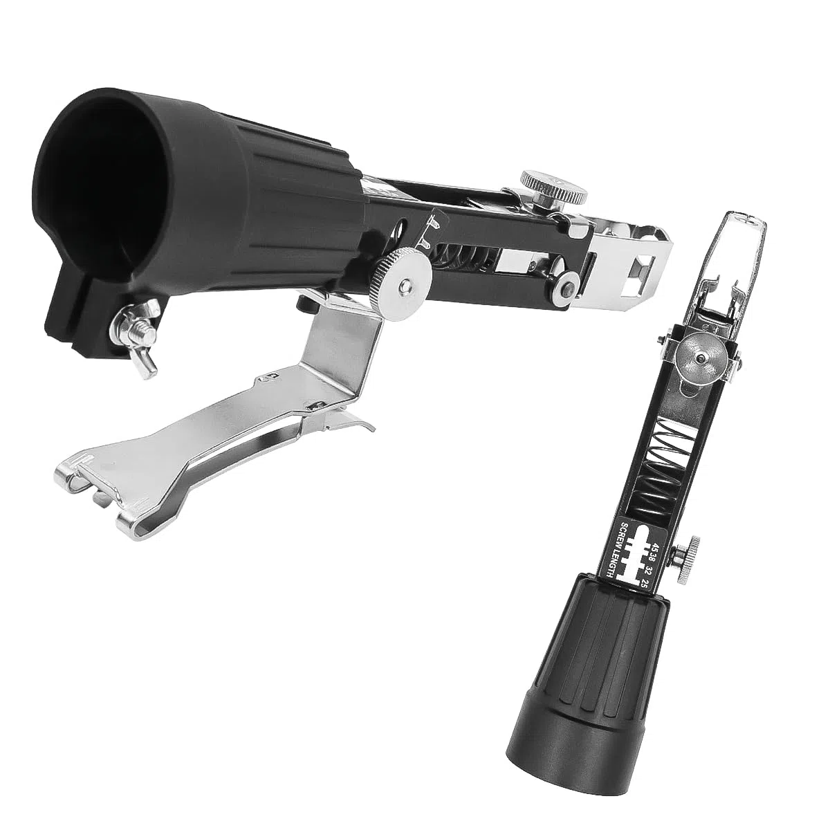 POFET Adattatore Pistola sparachiodi, Lavorazione del Legno Adattatore per Pistola sparachiodi Automatica Set di Catene per Trapano Elettrico con chiodo a Catena e Punta per cacciavite