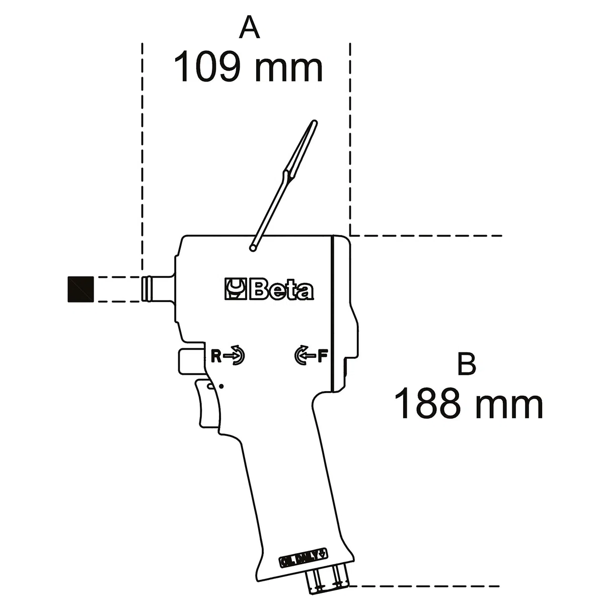 BETA 1927XM - Avvitatore a impulsi compatto reversibile