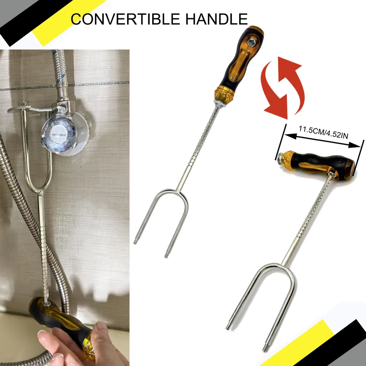 Chiave Rubinetto Lavello Chiavi a Bussola Chiavi a Tubo per Rubinetti Wrench Sink Faucet multifunzionale 21 specifiche sotto lavello di idraulici per Bagno, Lavandino, Rubinetto, Bagno, Cucina