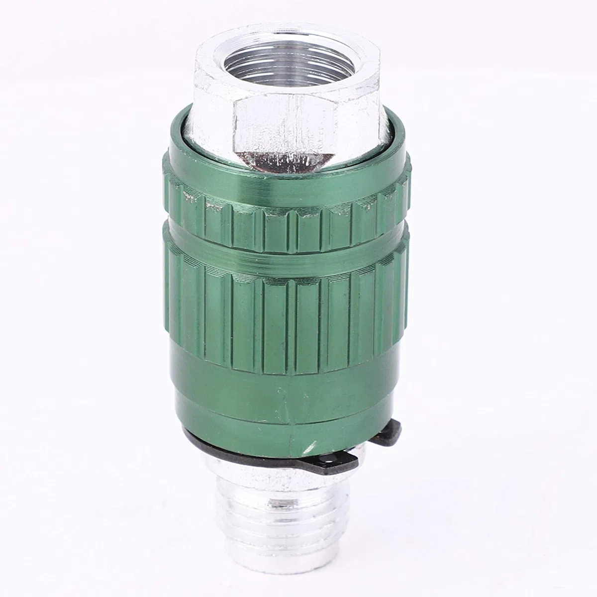 Separatore a 2 Vie per Aria Compressa con Connettori Girevoli Raccordi Utensili Pneumatici 1/4 NPT
