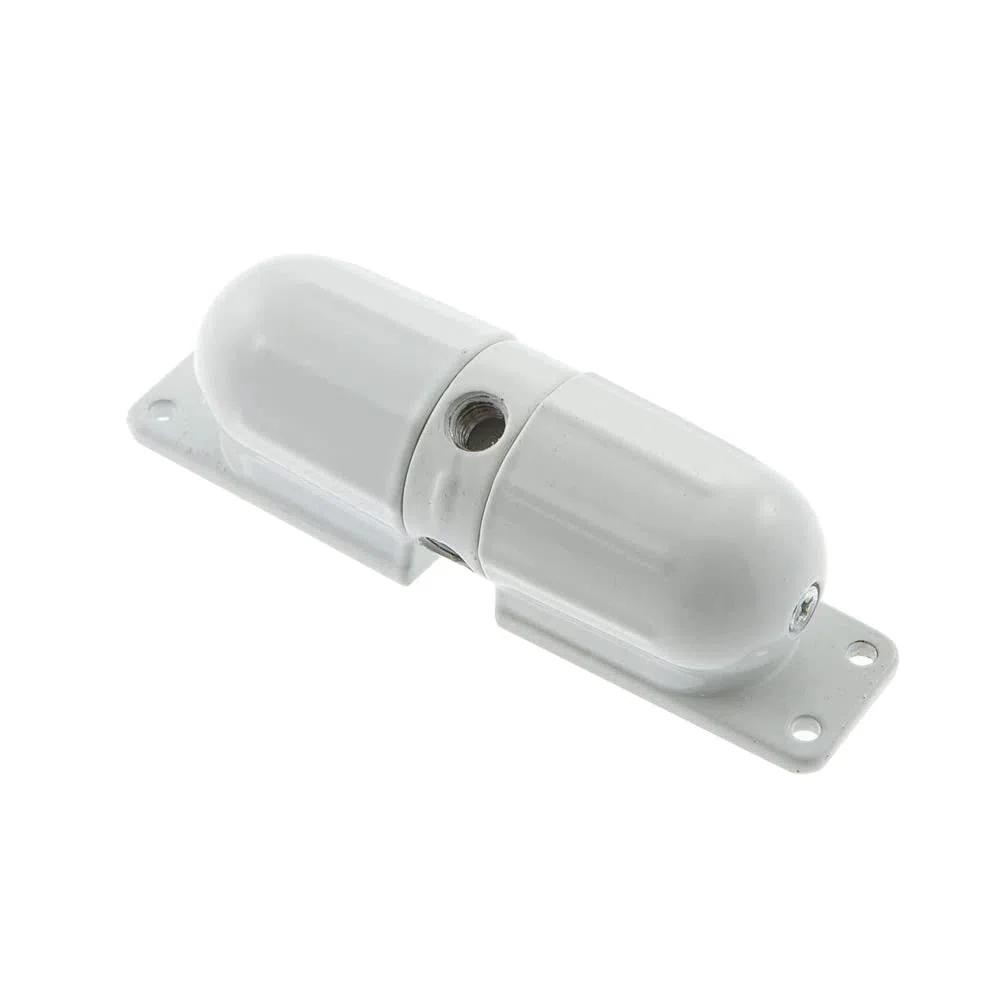 Chiudiporta a molla, chiudiporta automatico a molla per porte interne, chiusura automatica della porta con asta di regolazione e viti per peso della porta 10-60kg (bianco)