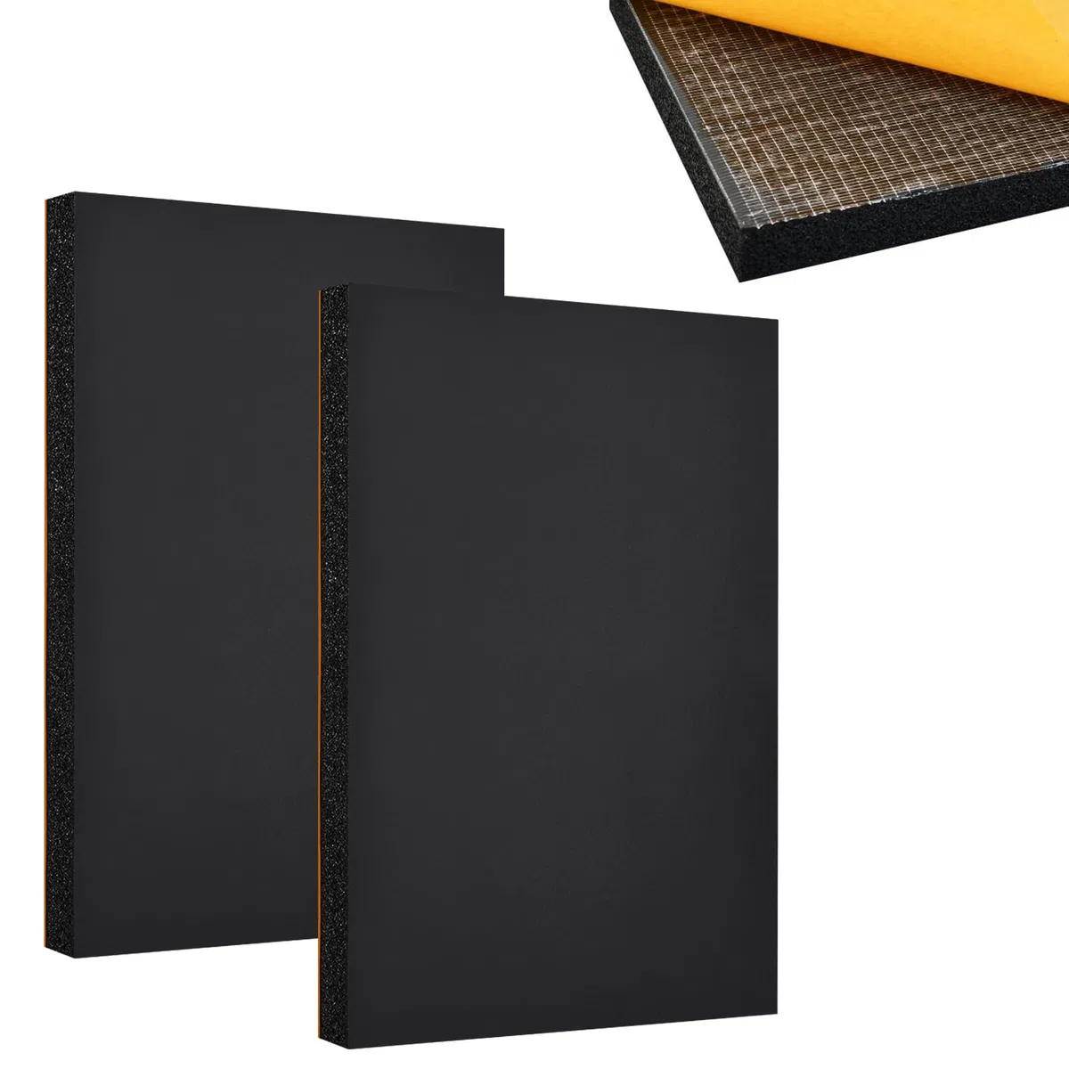 2 pannelli in schiuma EVA, autoadesivi, 3 cm di spessore, 300 mm x 200 mm, cuscinetti protettivi per pavimenti, cuscinetti per mobili, antiscivolo, spessi in schiuma a celle chiuse in neoprene