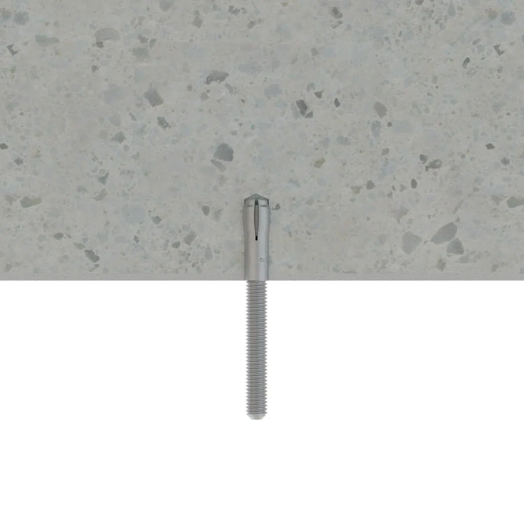 INDEX Fixing Systems HE-HO-Set di 50 ancoraggi femmina a cono interno per grandi carichi, rivestimento zincato M12, lunghezza 50 mm, ø 15 mm