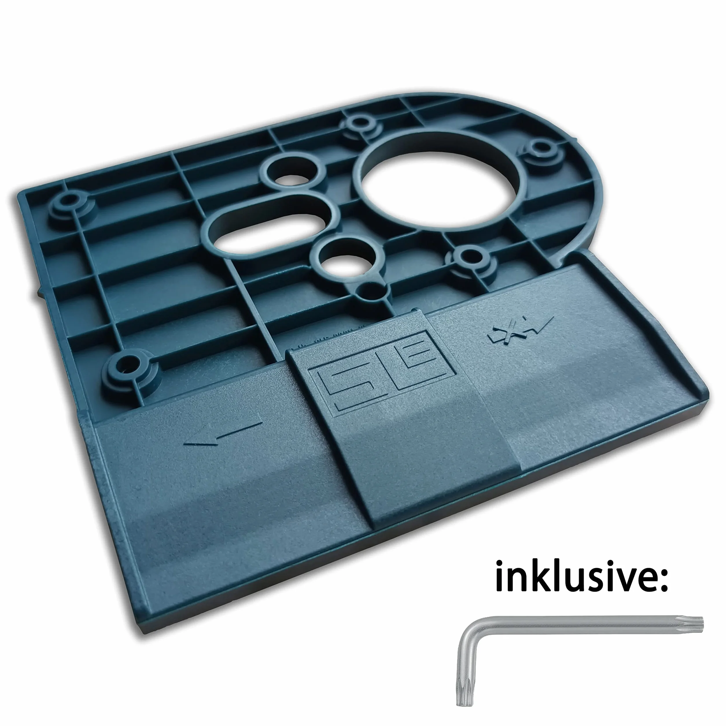 Adattatore professionale per binario di guida per Bosch GKF 12V-8 per Makita/Bosch/Festool/Mafell