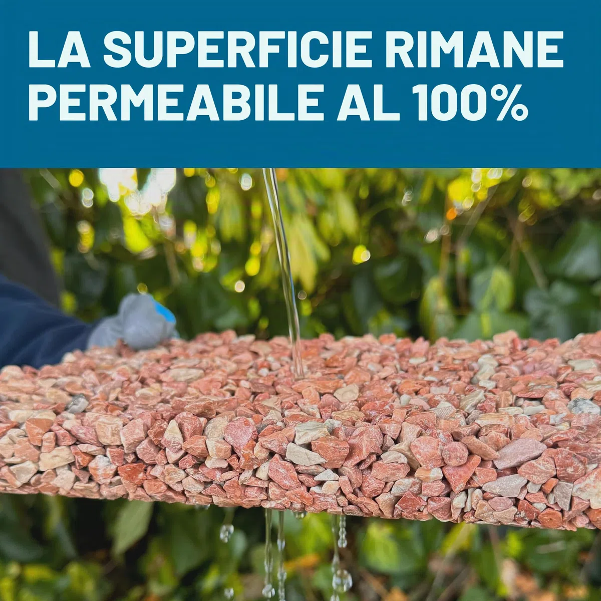 vuba EASIHOLD Rocks - Colla per Ghiaia in Resina da 3 Litri con applicatore per incollare Pietre, Corteccia e Ghiaia su Bordi, Cortili e vialetti di Giardino. Dura Fino a 3 Anni, Non tossico.