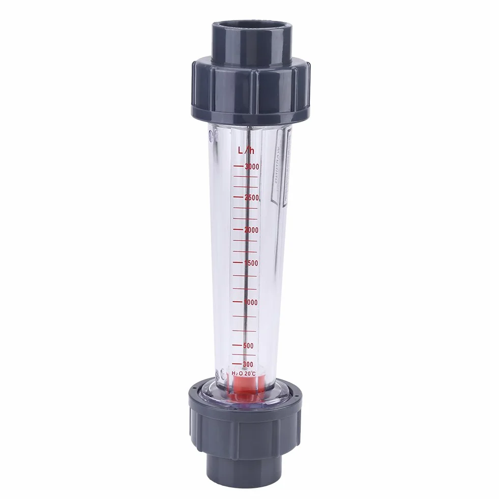 lzs 25 flussometro misuratore di portata 300 – 3000L/H Acqua rotameter tubo di plastica