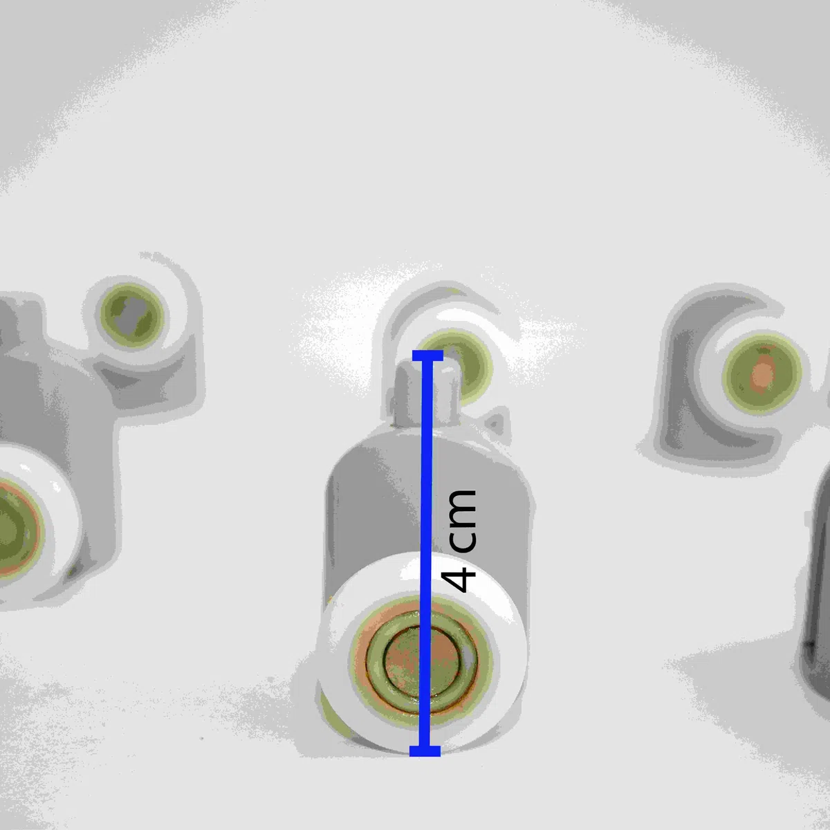 Kit 8 pz cuscinetti di ricambio vetro box doccia anta scorrevole Obi 2