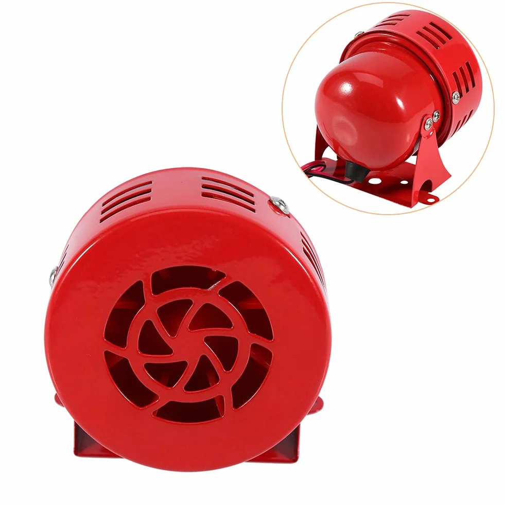 Sirena 12v, camion elettrico per auto, motocicletta, allarme aereo, sirena, sirena, forte, anni '50, rosso
