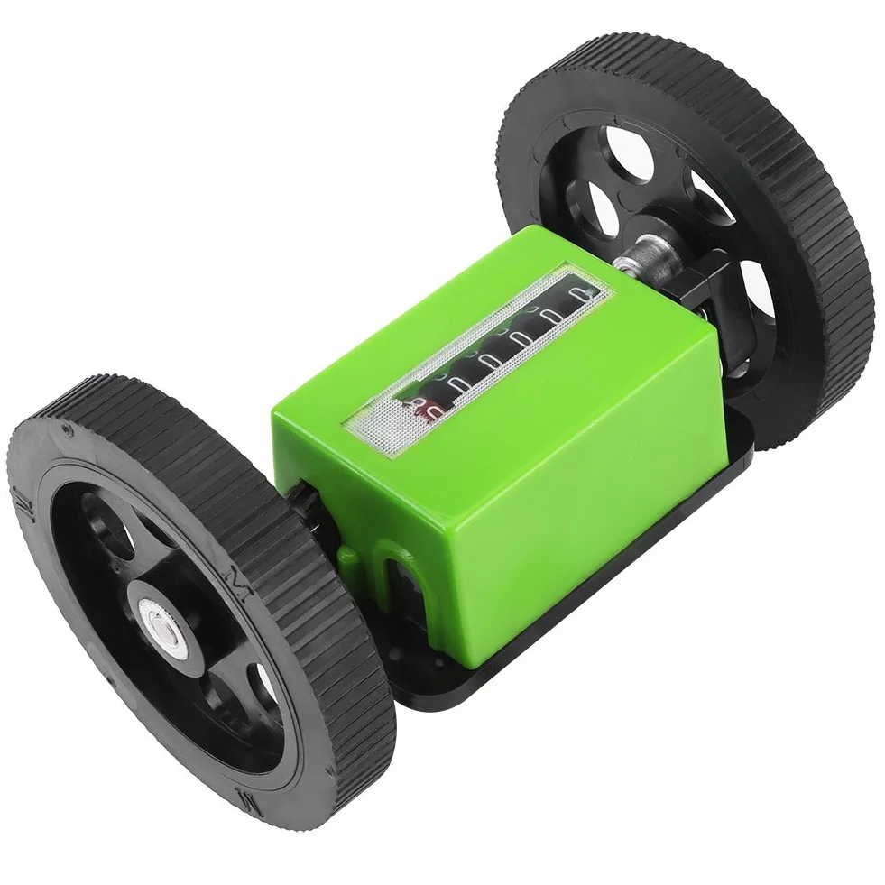 Contametri, Contatore Del Contatore A Rulli, 6 Misuratori Di Cifre Con Contrappeso Rotante Per Misurare Il Tessile, Stampa, Pelle Artificiale