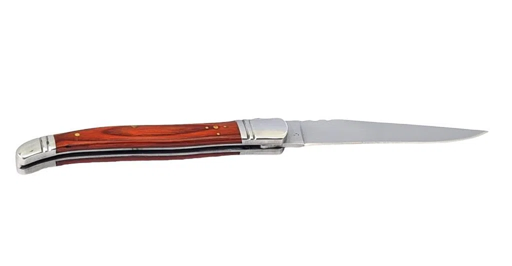 Coltello Layole Simile al coltellino laguiole Manico in Legno da tavola Cucina da Collezione Made in Pakistan Pieghevole Tascabile
