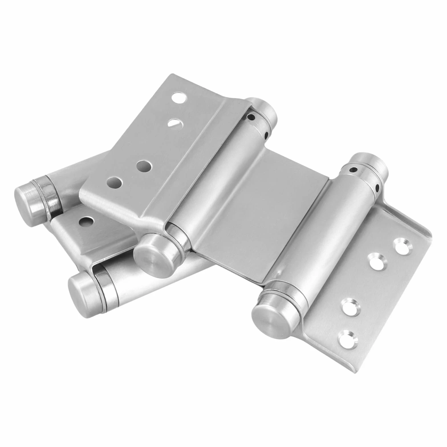 FUNSUEI 4 pezzi 75 mm di nastro per porta a pendolo in acciaio inox, cerniere per porta a pendolo, per porta a pendolo, carico pesante