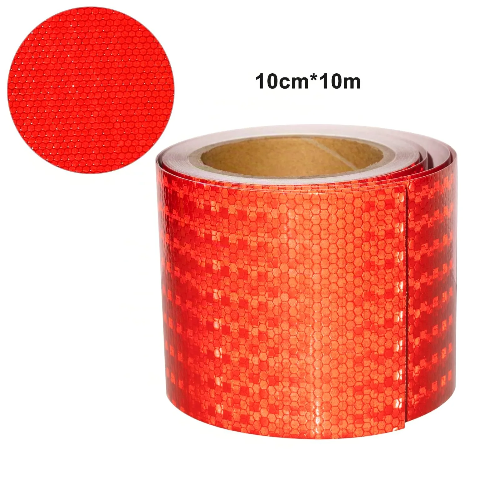 Nastro Adesvo Catarifrangente Rosso 10 m x 10 cm Nastro Rriflettente Adesivo Impermeabile Autoadesivo Nastro Di Sicurezza Per Veicoli Auto Rimorchi Barche