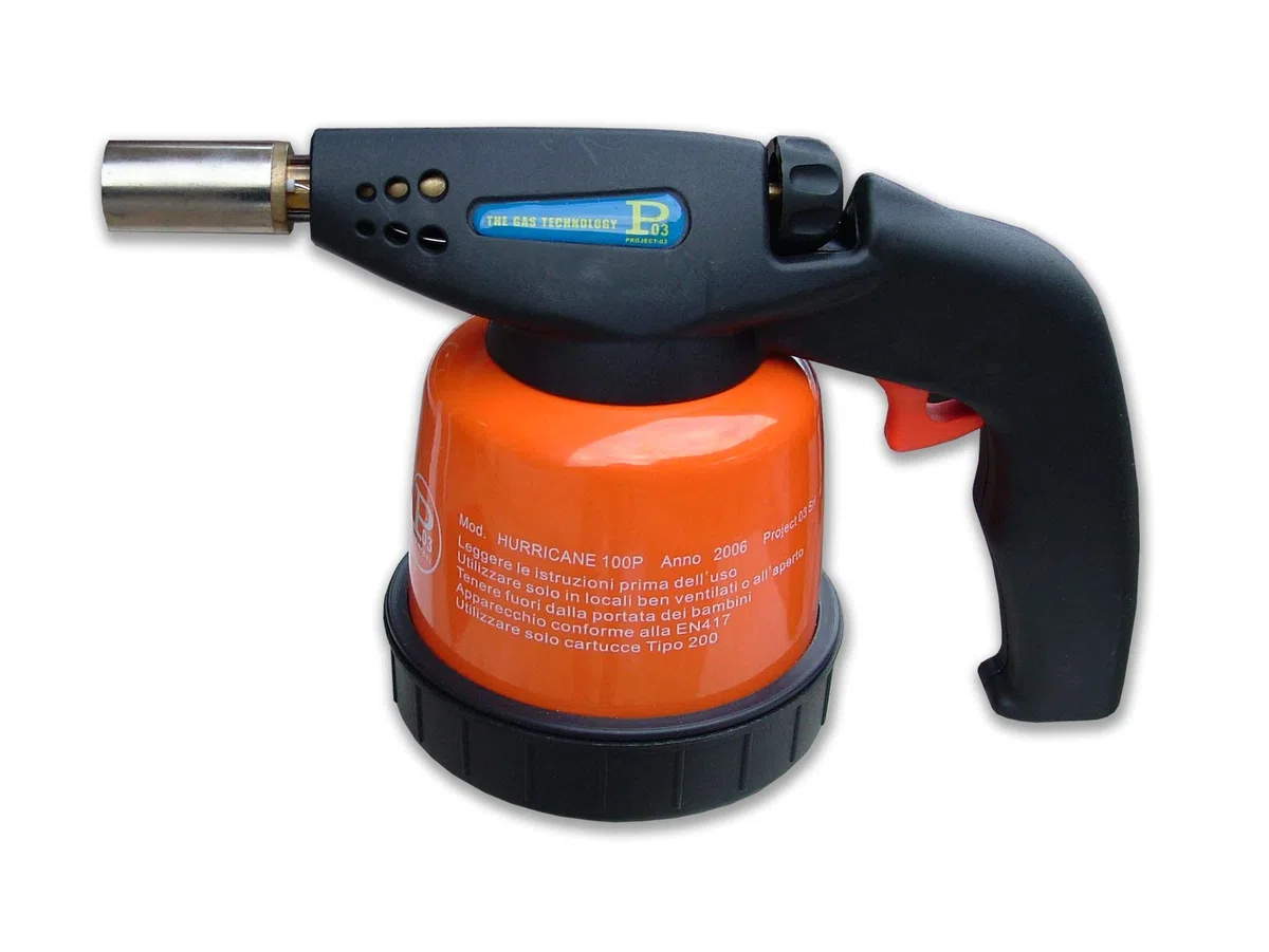 Project03 34532 Gas Saldatore Piezo. Riscaldo Hurricane 100P