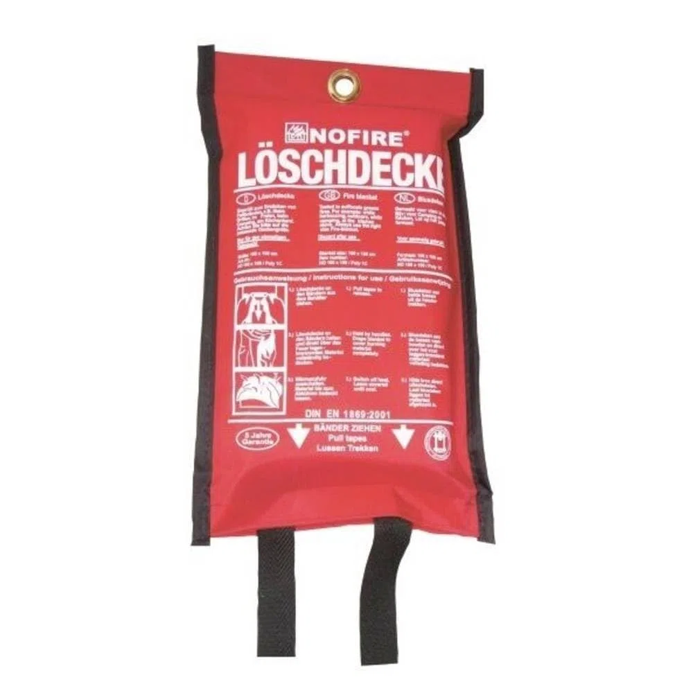 NOFIRE NO Poly/1C - Coperta antincendio 120 x 180 cm, in sacchetto di plastica