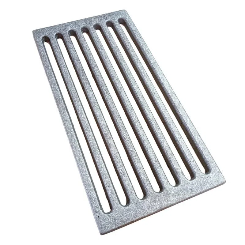 Griglia in ghisa caduta cenere e aereazione per camini, stufe a legna e focolari 30x15X1 CM - RIF 0029