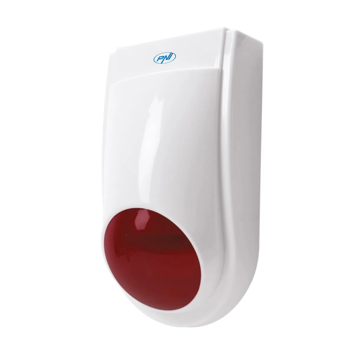 PNI SafeHouse HS007LR - Sirena radio per esterni, con batteria e alimentatore di rete, per impianti di allarme radio