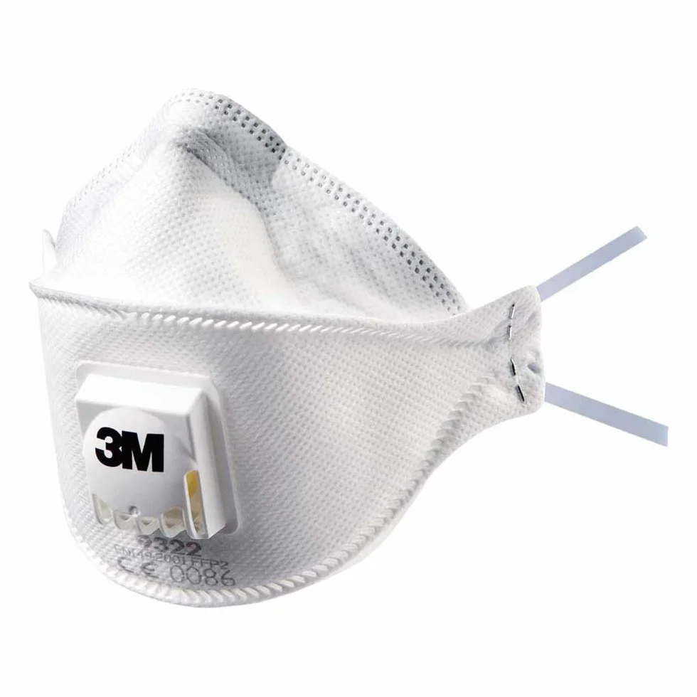 3M Aura Respiratore per carteggiatura a mano e per l'uso di utensili elettrici 9322+, FFP2, con valvola, 5/PK