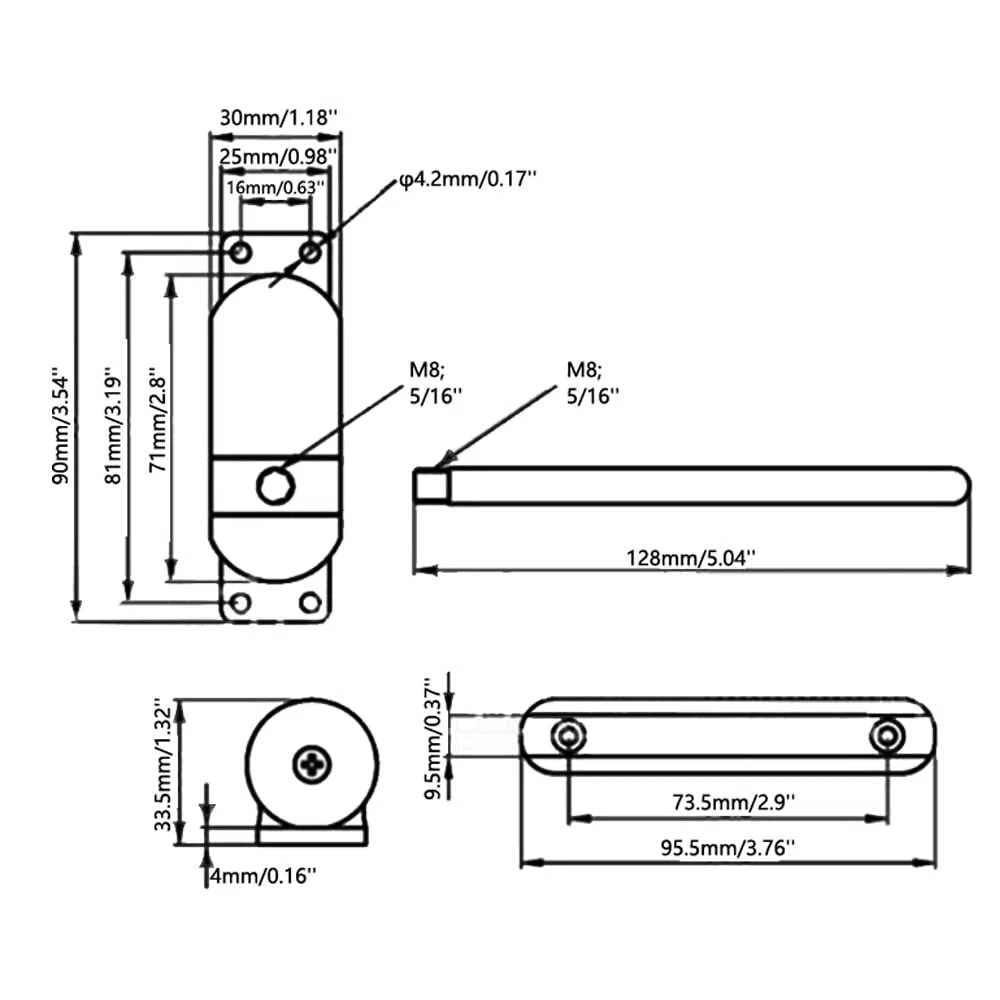 Chiudiporta a molla, chiudiporta automatico a molla per porte interne, chiusura automatica della porta con asta di regolazione e viti per peso della porta 10-60kg (bianco)
