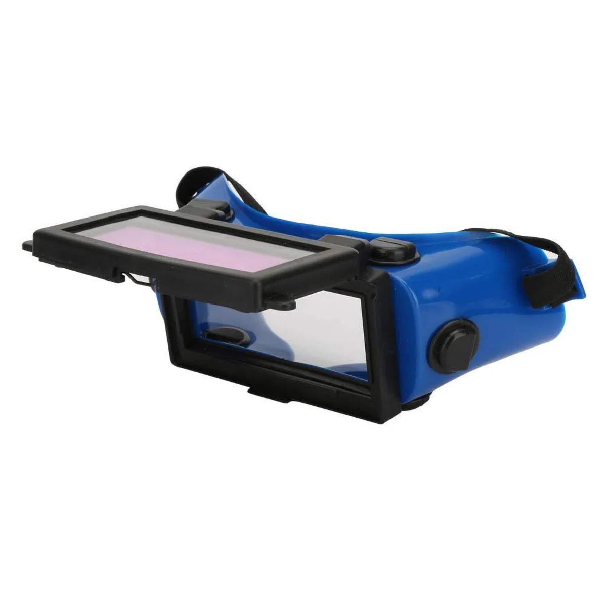 Occhiali Saldatura Auto-oscuranti, saldatore per maschera gli occhi oscuranti automatici per solari Occhialis Saldaturas per cantiere, Occhiali per Saldatura(Blu)