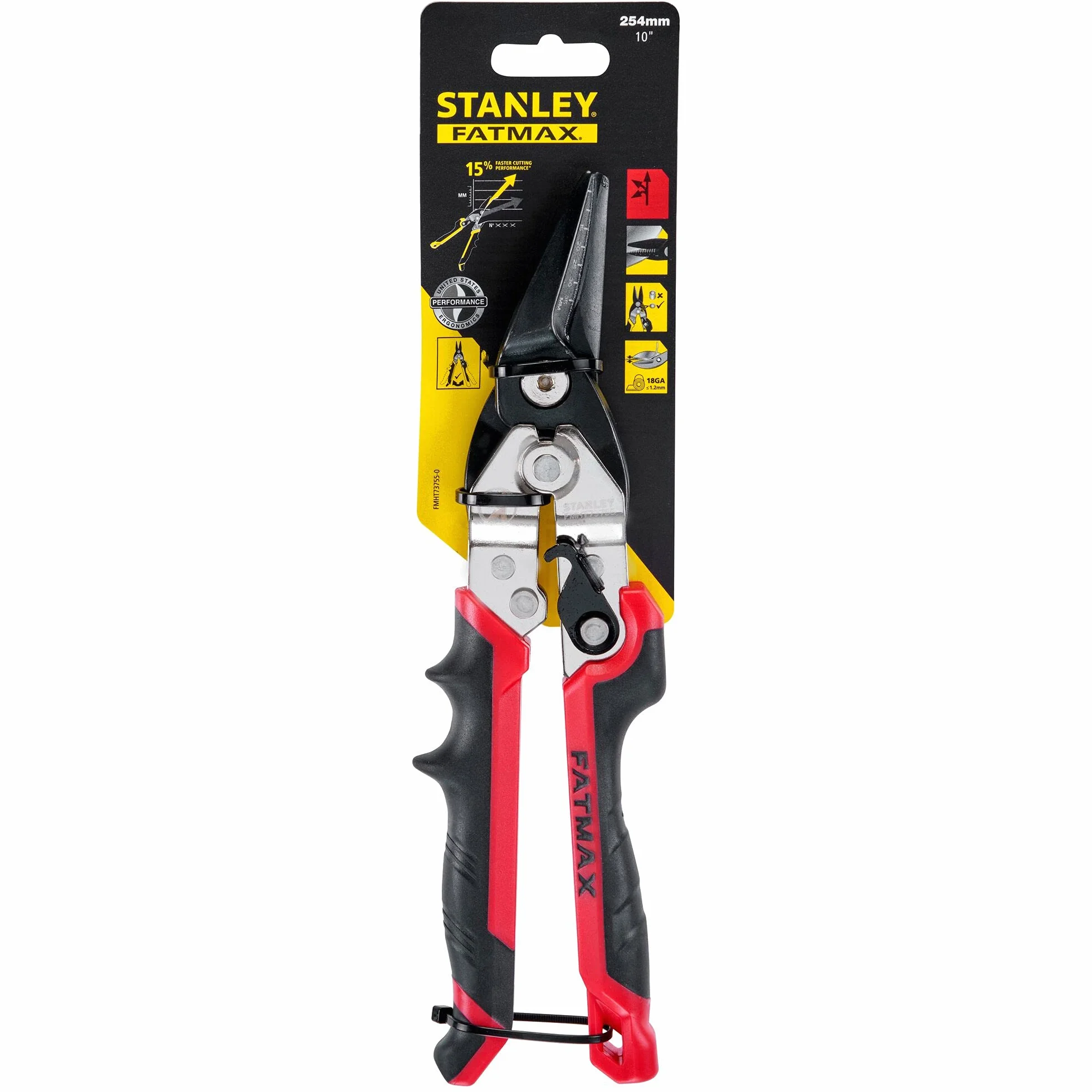 STANLEY FATMAX FMHT73755-0 Cesoia da lattoniere, Giallo