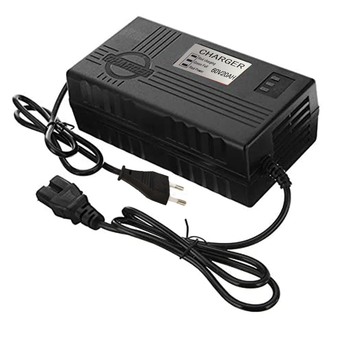 GOZAR 60 V, 20 Ah Caricatore di Batteria per Scooter, Biciclette Elettriche, E-Bike