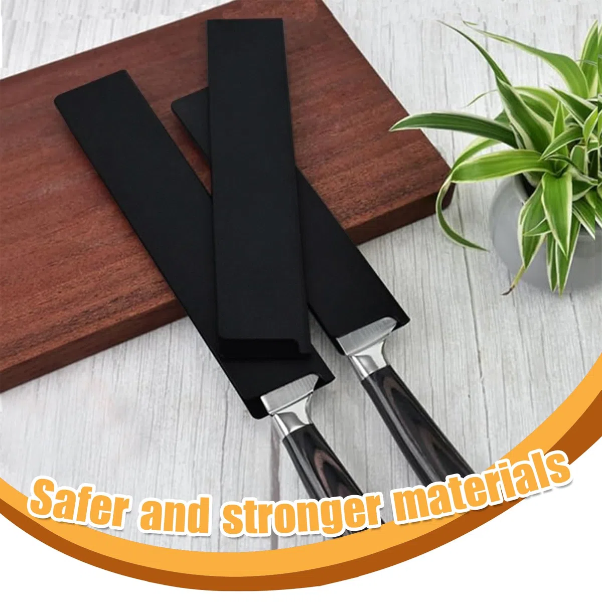 Rierousy 10 Pezzi Fodero Coltello di Alta Qualità, Fodero Coltello Cucina, Protezione per la Lama con Fodera in Velluto, set Universale di Protezione per Coltelli in Generale