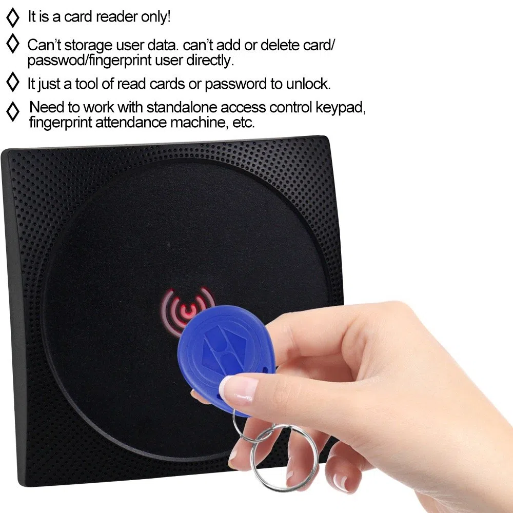 LIBO Lungo Raggio Lettore di Schede RFID 125KHZ Lettore di Controllo Accessi per Schede di Prossimità Wiegand26 IP65 Lettore NFC Impermeabile