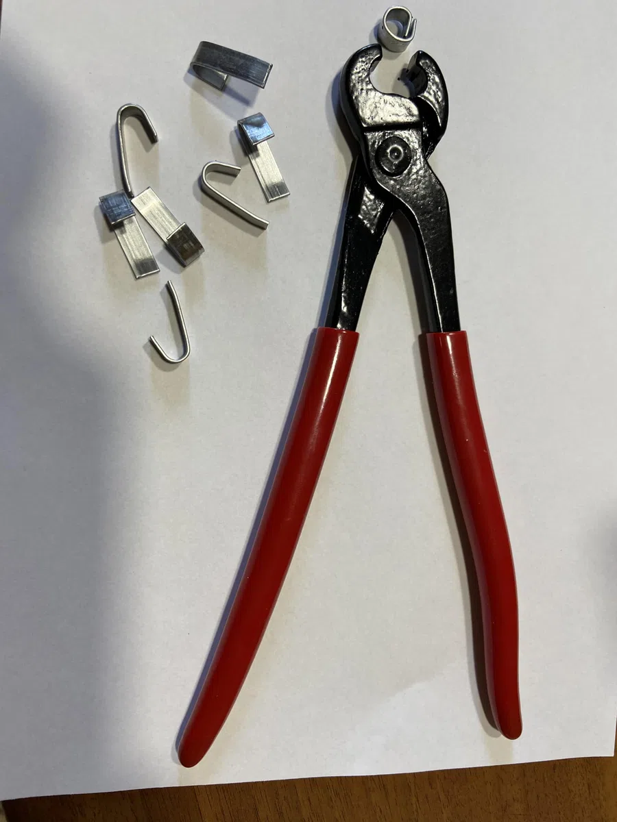 PINZA 6 MM PER GANCI DI GIUNZIONE RETE METALLICA GABBIA GABBIE ALLEVAMENTO