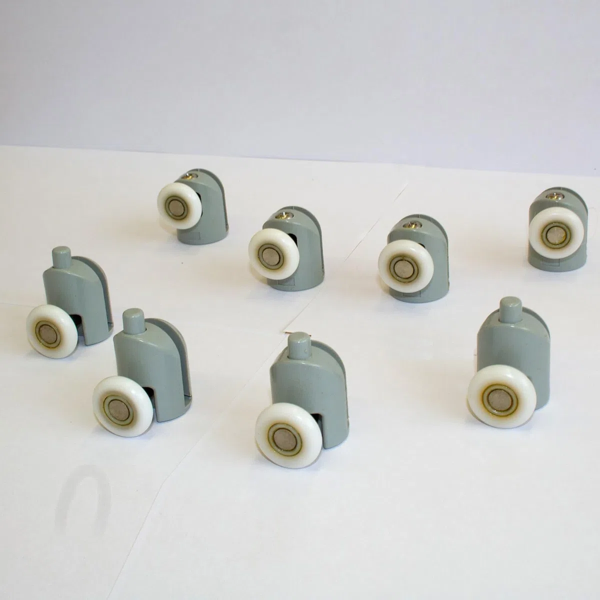Kit 8 pz cuscinetti di ricambio vetro box doccia anta scorrevole Obi 2