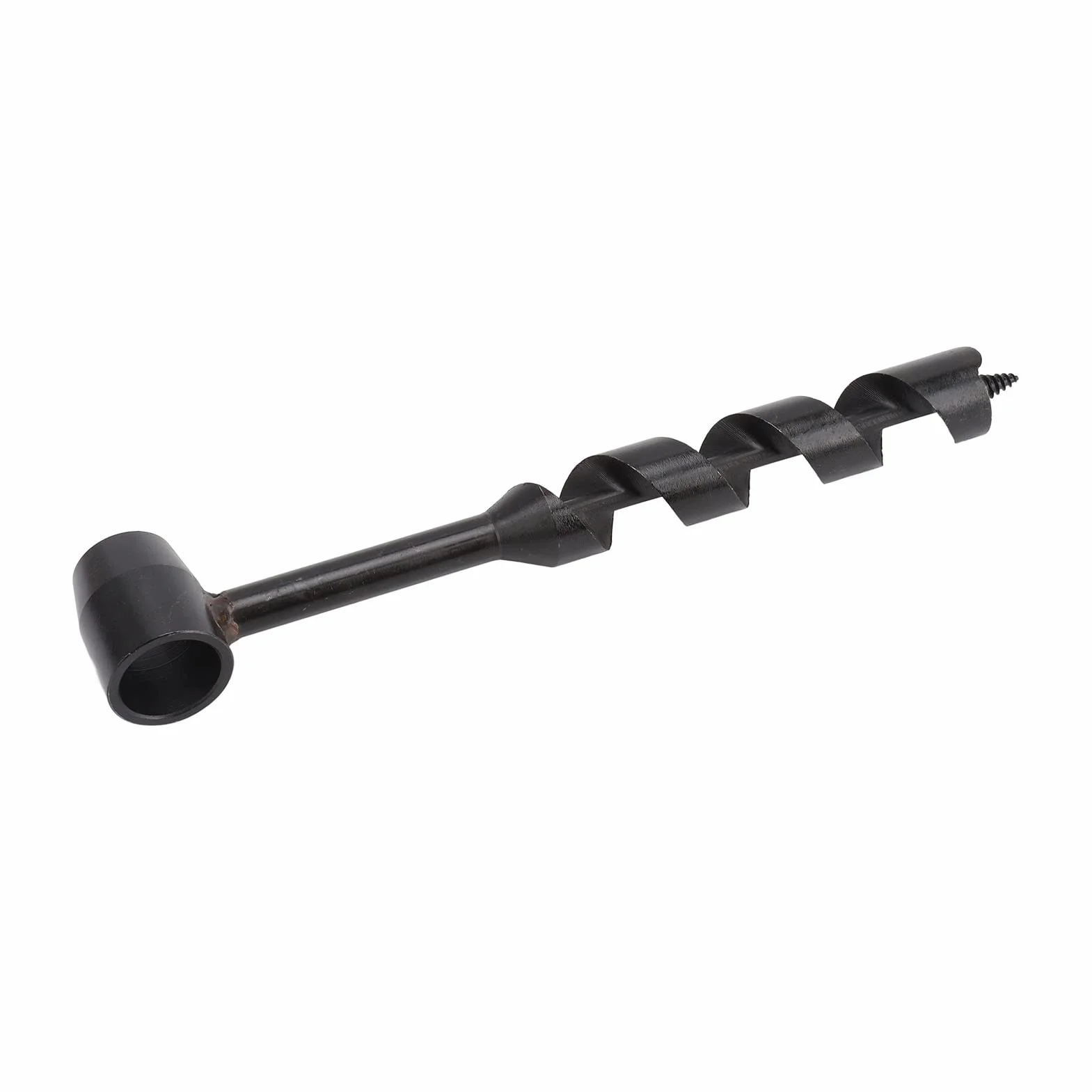 Trapano a Coclea Manuale Acciaio al Carbonio per Legno Punta Regolabile 25-230 mm Portatile Bushcraft Campeggio Falegnameria Esterna Vite Autofilettante Perforazione