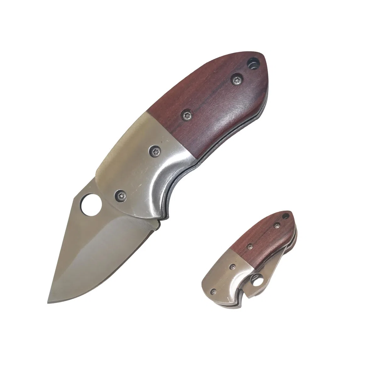 Coltello tascabile multiuso piccolo, coltello pieghevole EDC con lama affilata da 1,89 pollici per campeggio, escursionismo, caccia e fai da te. (Pizzo Giallo)
