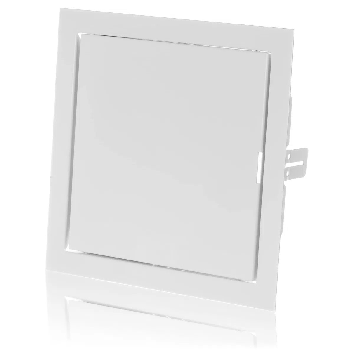 Porta di ispezione in metallo da 150x150mm - Bianca, porta di revisione in acciaio zincato - Sportello di manutenzione, sportello di ispezione, sportello di controllo della manutenzione