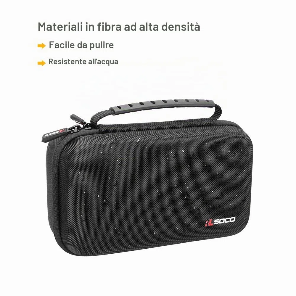 RLSOCO Custodia per Fluke multimetro 113/116/117/175/115/114/179/177/233/88/87V/F17B Custodia Rigida per PeakTech multimetro 2695/3442/3441/3440/3355/3360/3690 (Cerniera rossa)