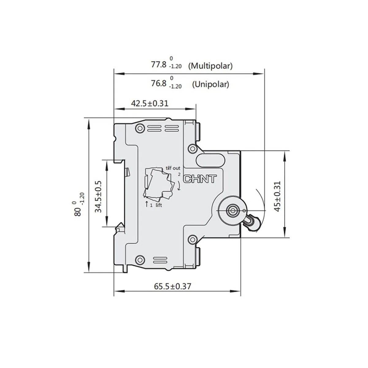 Circuit Breaker NXB-63 3P AC 230/400V Miniature Circuit Breaker C 6 10 16 20 25 32 40 63A Overload Protector DZ47 C Style Air Switch(3 Years)