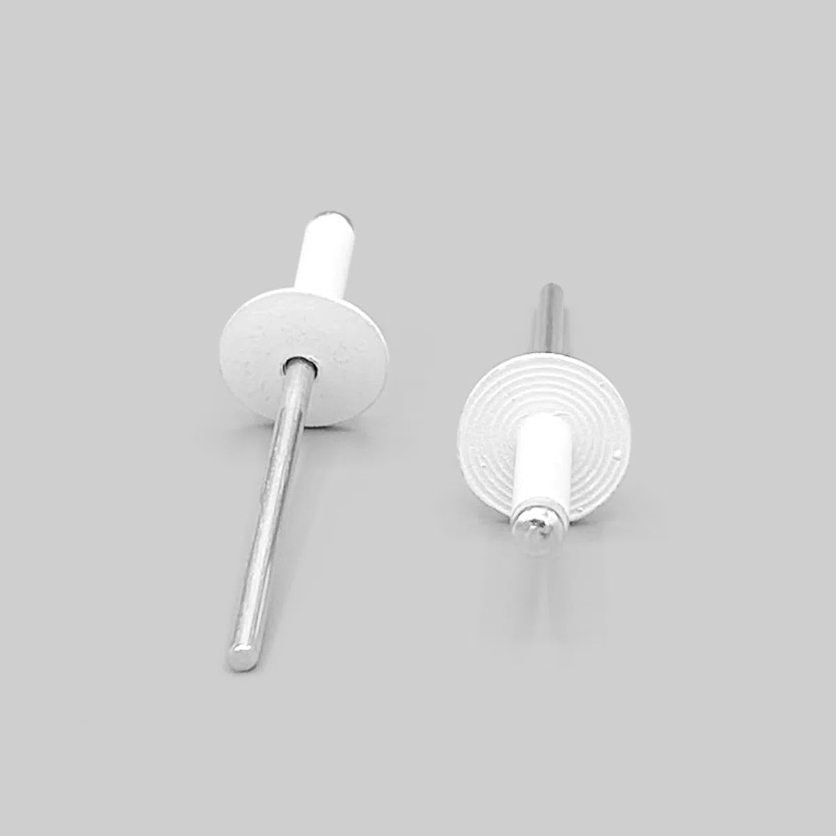 250x Rivetti in Alluminio Bianchi Testa Larga 4,8 x 18 mm | Rivetti Pop per Lamiera Plastica Carrozzeria | Scatola 250 Pezzi