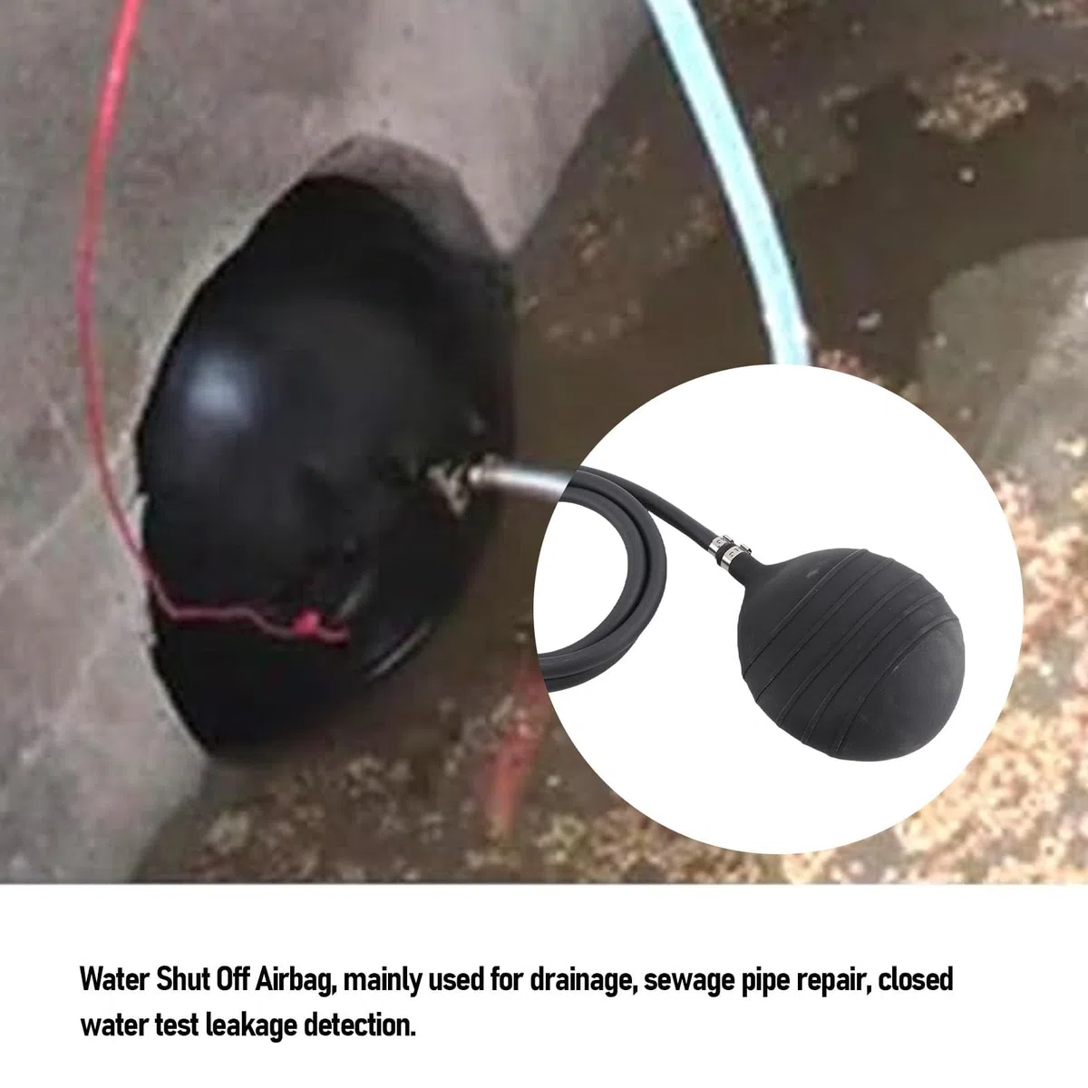Topiky Spegnimento dell'acqua, Tappo di Prova delle Fognature, Tappo per Tubo Gonfiabile, per Palloncini, Chiusura Rapidamente di Prova dell'acqua per Tubo di Drenaggio, di Liquami del Blocco '