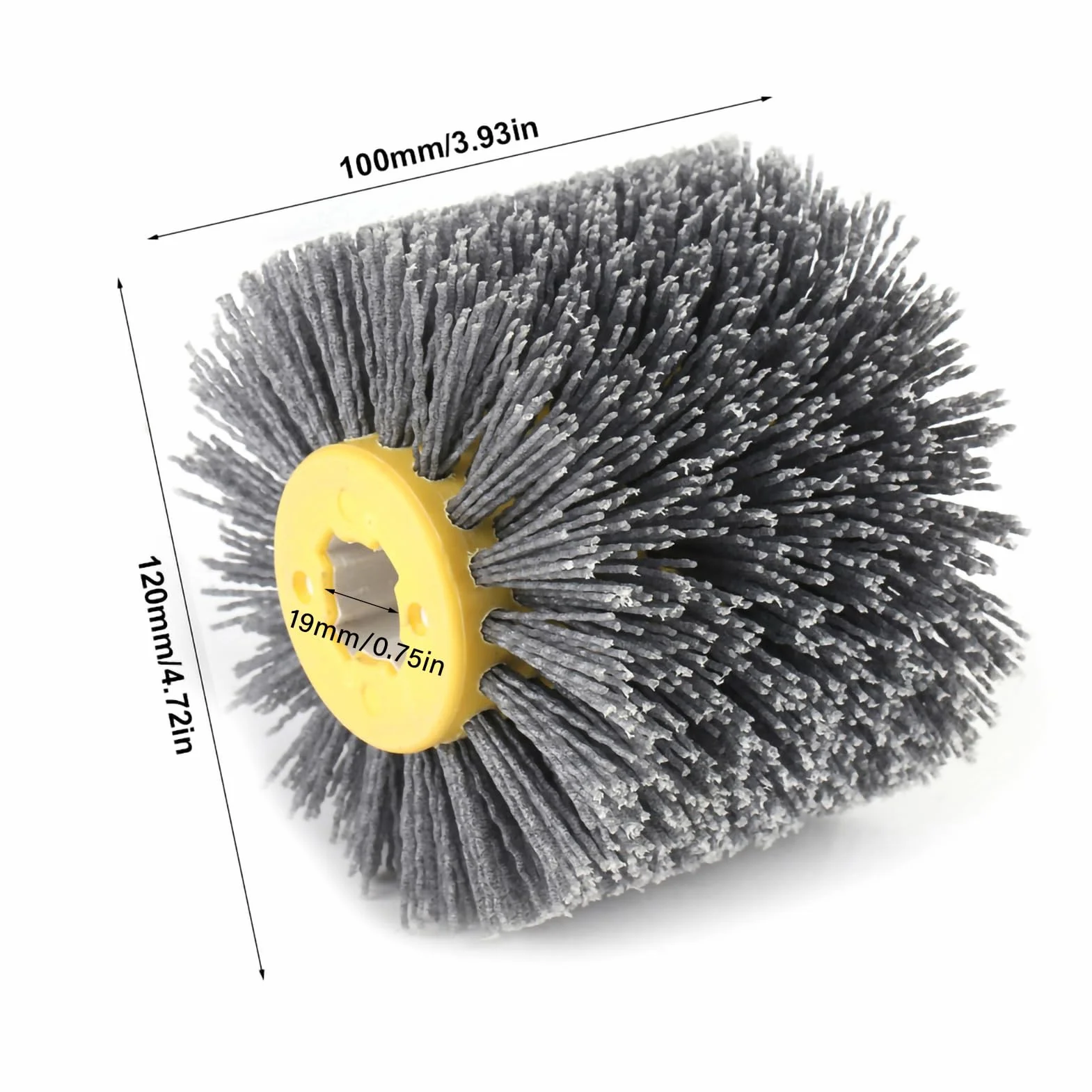 Spazzola per ruote Disegni per lucidatura Ruota per lucidatura a grana 120 Paint Brushes