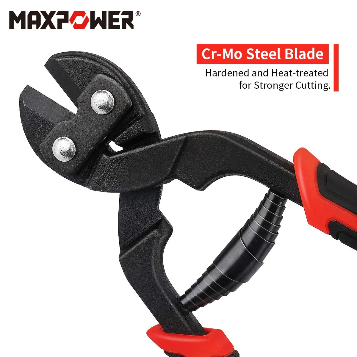 MAXPOWER Tagliabulloni 200mm Tronchesi Mini tagliabulloni da 8 pollici Pinze Vite/Lucchetto/Acciaio inossidabile/Filo/Catena per recinti da giardino