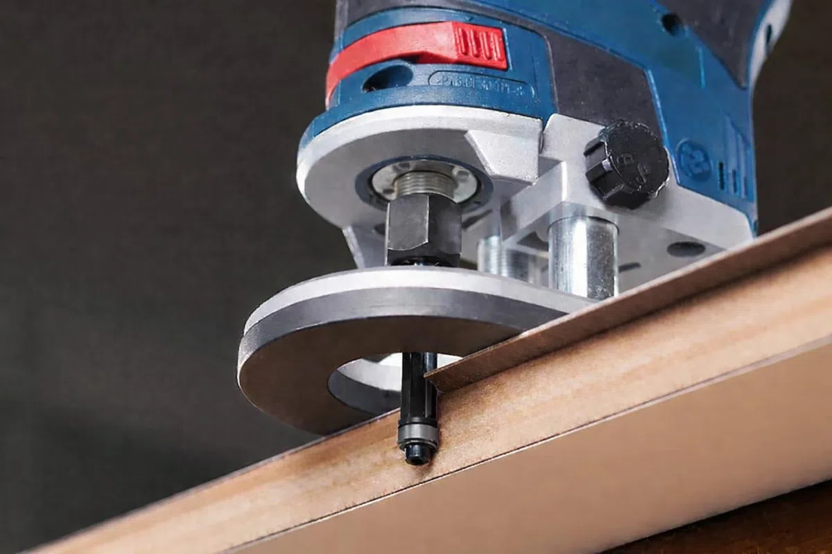 Fresa per rifilare legno con cuscinetto superiore 2 taglienti dritti in metallo duro, diametro 12,7mm, altezza taglio 25mm, gambo 8mm – per fresatrice verticale e rifilatore - GodzillaBits LTS.306.127