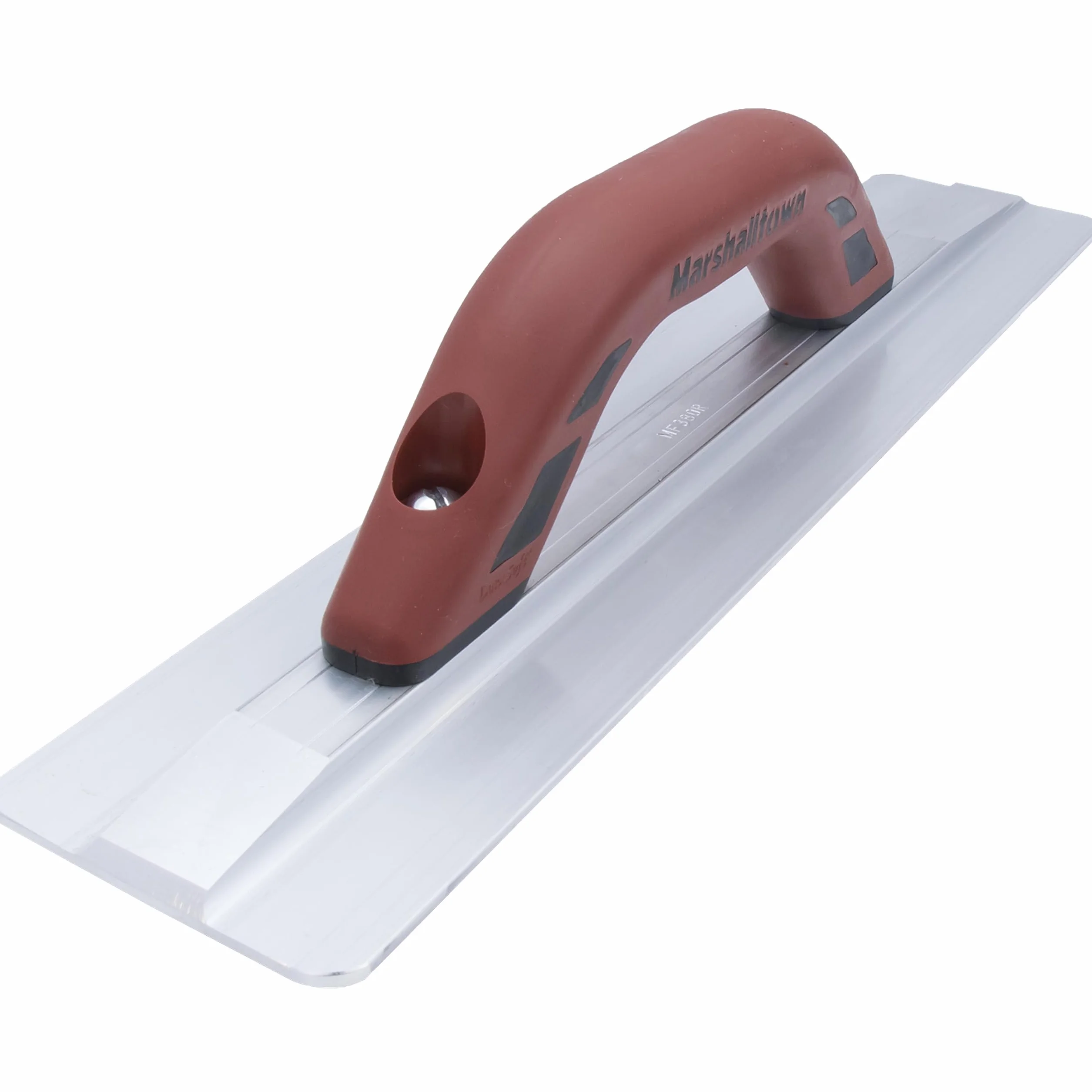 Lisciatore a mano Marshalltown con impugnatura Durasoft in alluminio, utensili per calcestruzzo e pavimento, dimensioni: 394x79 mm