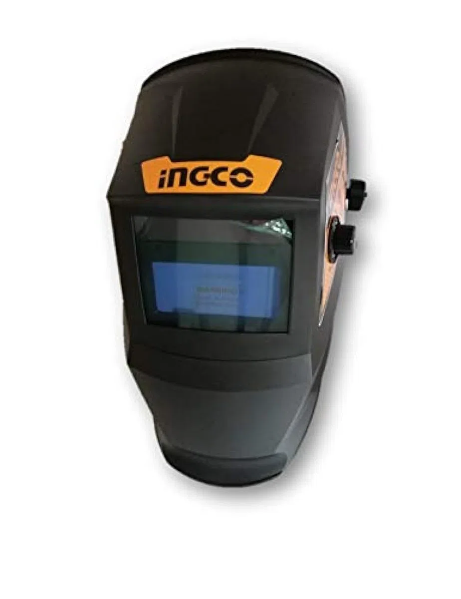 Ingco Ahm008 Maschera autoscurante Professionale Casco Per Saldatura Auto Oscurante Nero